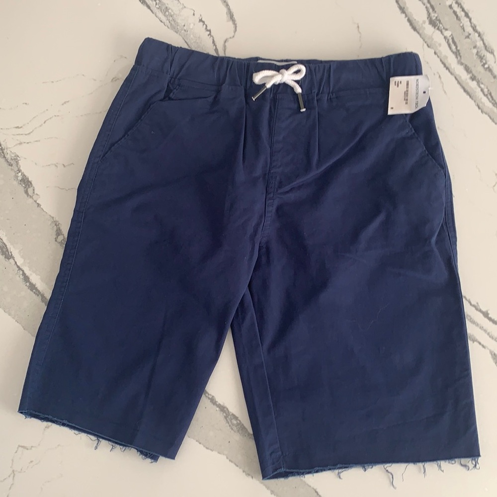 NWT Navy twill shorts size S (8)